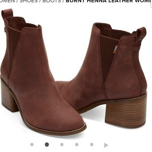 Tom's Burnt Henna Esme Boot